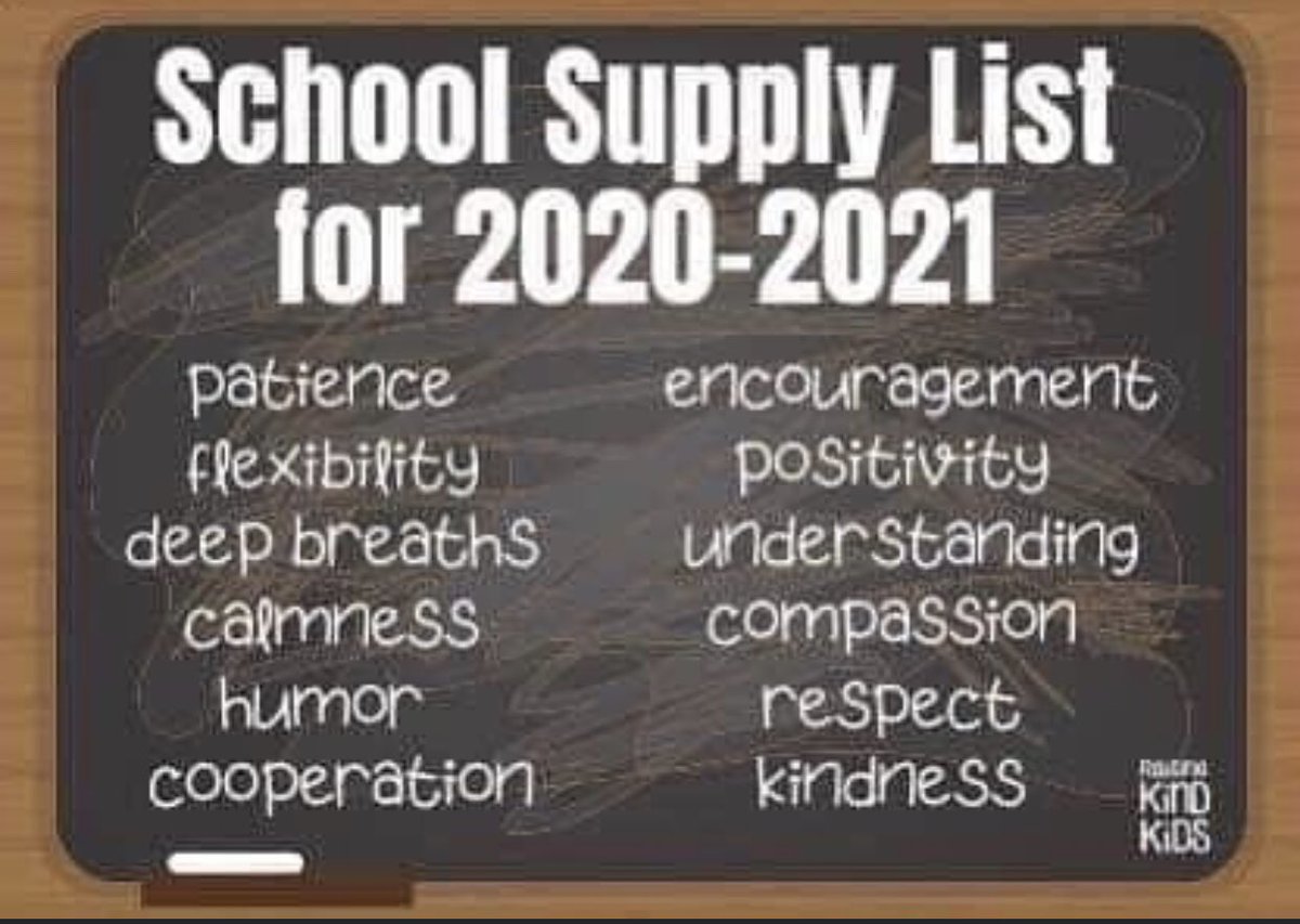 As we prepare for #BackToSchool2020 remember the most important supplies <a href="/deerlakessd/">Deer Lakes School District</a> #dlproud