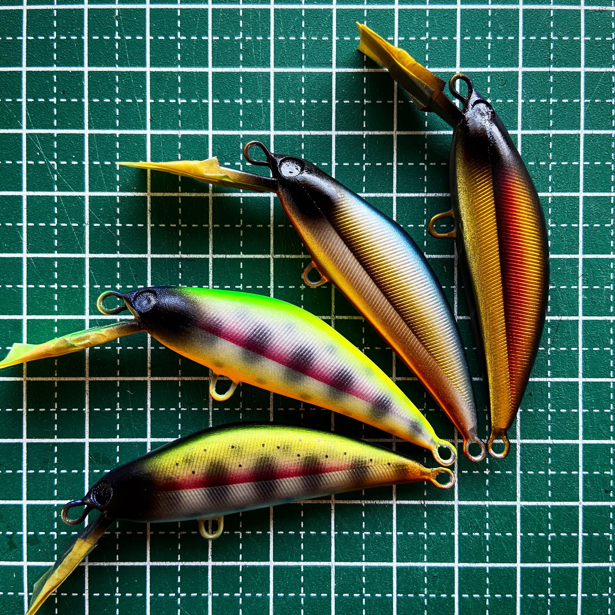 ハンドメイドミノー　HIKARU YOSHIDA HY-50Sミヤベイワナ 新品 希少 HY-50S Ⅱ 吉田光 ハンドメイドミノー ② 魚類模型作家