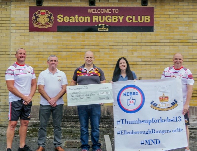 Seaton Rangers RL Club raised a fantastic £260 in support of Ellenborough Rangers chosen charity Kebsi13. Another example of the Rugby League family coming together in times of need 👍 <a href="/SeatonRangersRL/">SeatonRangers ARLFC</a>
<a href="/ElbraRangers/">Elbra Rangers ARLFC</a>
#greatestgame
#rlfamily
#MND
#thumbsupforkebsi13 🏉