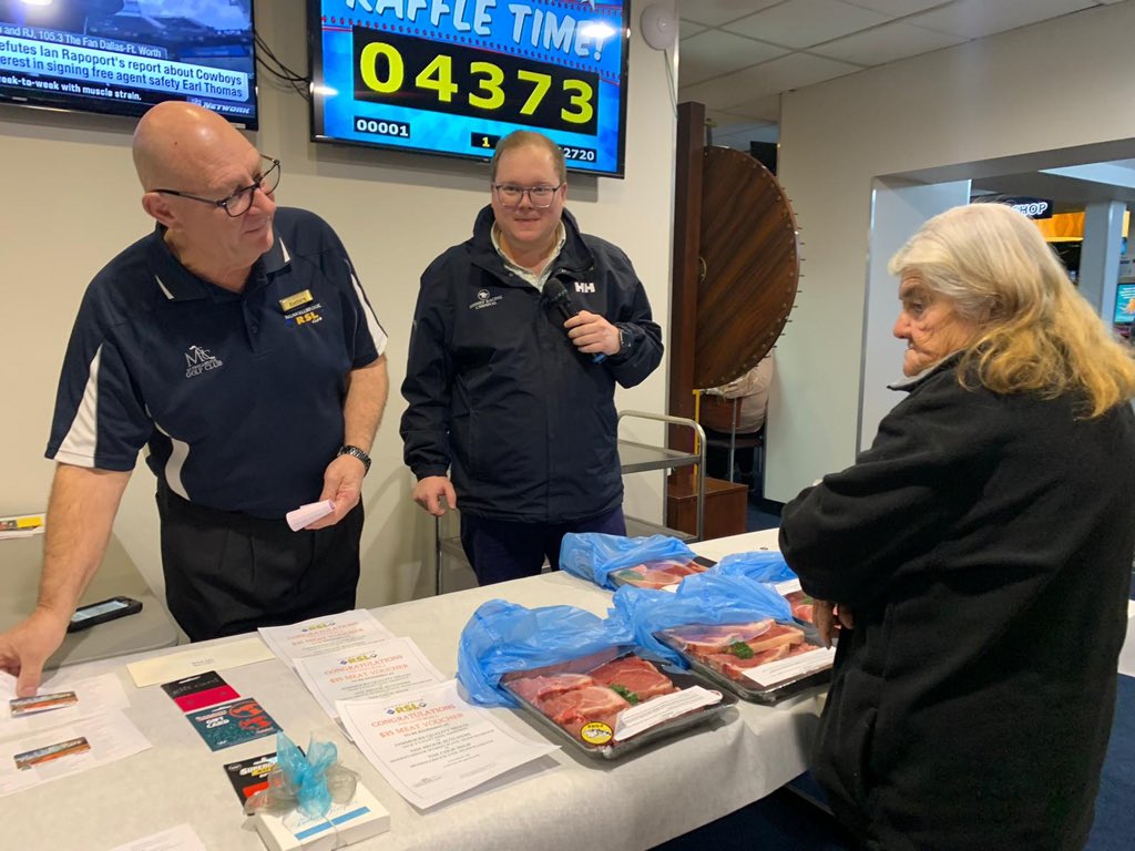 daveystan1's tweet photo. Gail can’t be stopped at the Muswellbrook RSL. 3 winners tonight in the raffle, plus the Keno. Deadset on 🔥🔥
**Joe the Cameraman update - #offthebit https://t.co/46VH3NKmh4