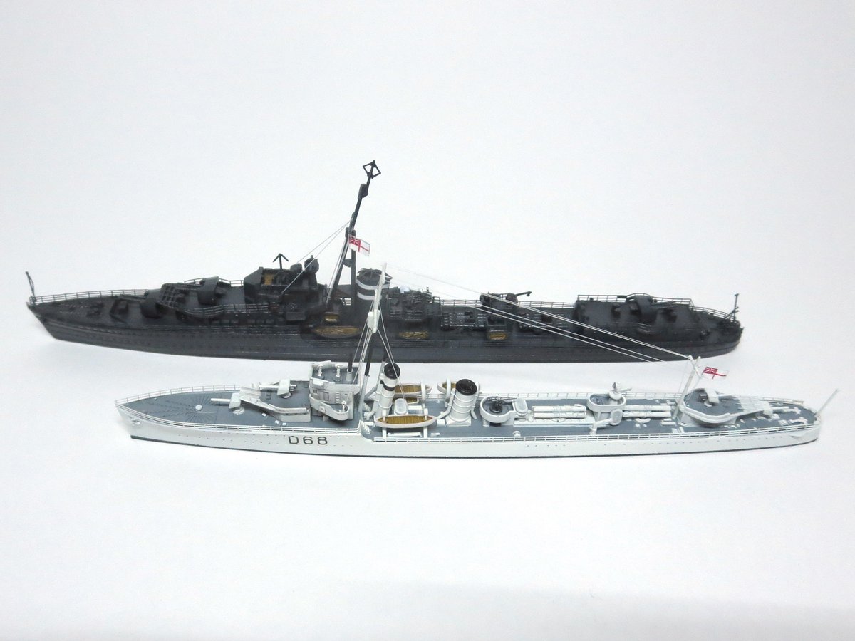 Ruse2 オーストラリア海軍駆逐艦 ヴァンパイア 完成です 今回は汎用手すりに挑戦しました 双眼鏡はエッチングパーツに交換し 空中線は伸ばしランナーで張りました 白い船体が綺麗に仕上がったと思います 艦プラ ヴァンパイア タミヤ Ruse2 オーストラリア海軍駆逐艦 ヴァンパイア 完成です 今回は汎用手すりに挑戦しました 双眼鏡はエッチングパーツに交換し 空中線は伸ばしランナーで張りました 白い船体が綺麗に仕上がったと思います 艦プラ ヴァンパイア タミヤ