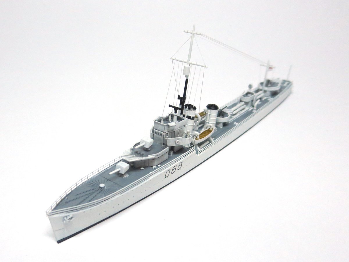 Ruse2 オーストラリア海軍駆逐艦 ヴァンパイア 完成です 今回は汎用手すりに挑戦しました 双眼鏡はエッチングパーツに交換し 空中線は伸ばしランナーで張りました 白い船体が綺麗に仕上がったと思います 艦プラ ヴァンパイア タミヤ Ruse2 オーストラリア海軍駆逐艦 ヴァンパイア 完成です 今回は汎用手すりに挑戦しました 双眼鏡はエッチングパーツに交換し 空中線は伸ばしランナーで張りました 白い船体が綺麗に仕上がったと思います 艦プラ ヴァンパイア タミヤ