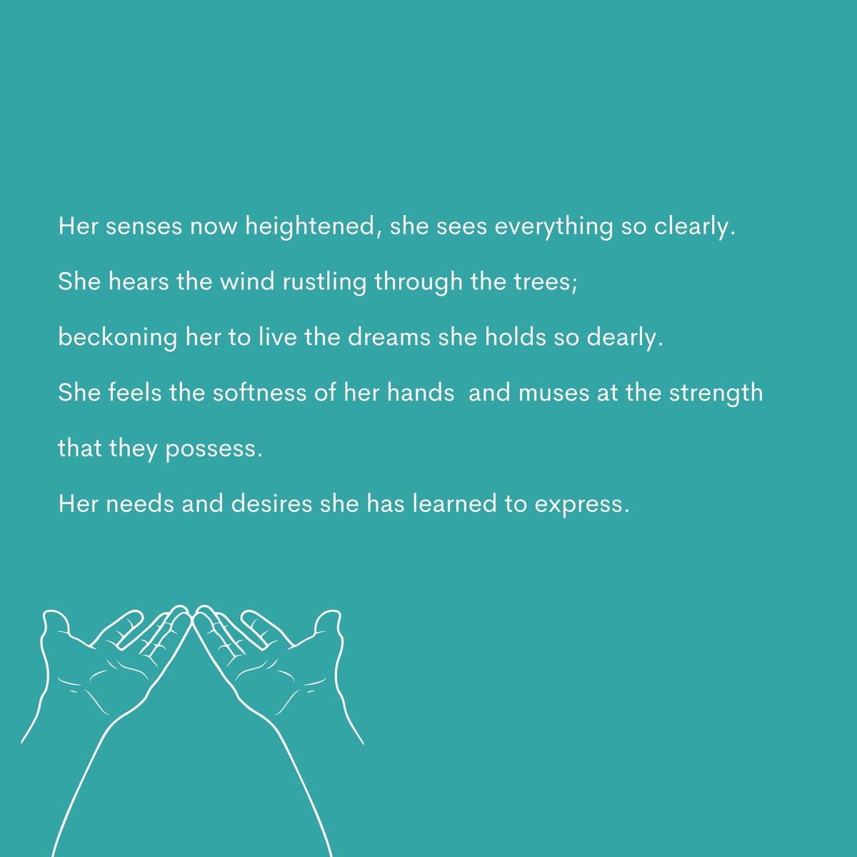 socialinterest_'s tweet photo. “This #WomensWednesday I wanted to share how important it is to feel empowered. 

It is through the hardest of times that we find our strength and way to #empowerment.  As the poem states ‘It all begins and ends with you”

- Tricia Medford, Service Manager

#Poem #Women #Support https://t.co/fkcF8l40rA