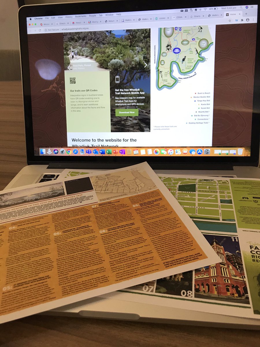 This is how we roll in the Aboriginal Education Team - mapping out an experience for #CEWA staff participating in the Camino pilgrimage on Friday @AETCEWA81 #Firstpeoples #Noongar @mandyconnor