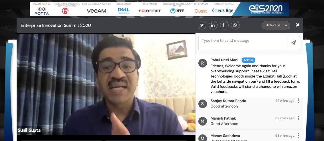 #EIS2020: Please visit the <a href="/YottaInfra/">Yotta Data Services Private Limited</a> Booth inside the Exhibition Hall and fill the contest form and stand a chance to win #Amazon #Echo.

<a href="/rneelmani/">Rahul Neel Mani</a> <a href="/muqbil_ahmar/">Muqbil Ahmar</a> <a href="/shipramalhotra/">Shipra Malhotra</a> @hacback17 <a href="/dynamicCISO/">DynamicCISO</a> <a href="/digital_grey/">Grey Head Digital</a> #girlswhocode #cio #ciso #digital #technology