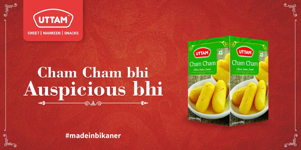 madeinbikaner's tweet photo. Chomchom, cham cham, or chum chum doesn't matter, only taste matters ❤️😋
.
#madeinbikaner #uttamfoods #sethiafoods #sethiagroup
#chamcham #mithai #sweet #uttamchamcham #sweets #indiansweets #indiandessert #ganapati #ganeshchaturthi #rasgulla #gulabjamun #bikaner #rasbhari https://t.co/oDn4udOapN