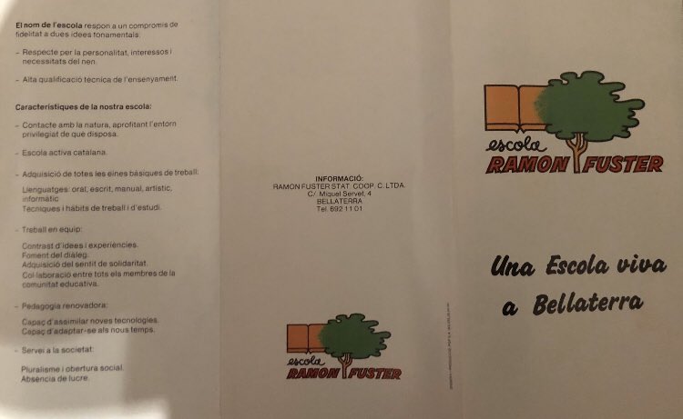 MireFerran's tweet photo. #Taldiacomavui fa 44 anys va morir Ramon Fuster fundador del primer centre educatiu en català a l'aire lliure: l'Escola #Tagore Posteriorment es va reconvertir en l’Escola Ramon Fuster. Les migdiades en hamaques a l'aire lliure ningú les oblidarà mai. #EscolaCatalana #RamonFuster https://t.co/eZKgdS3Pa5