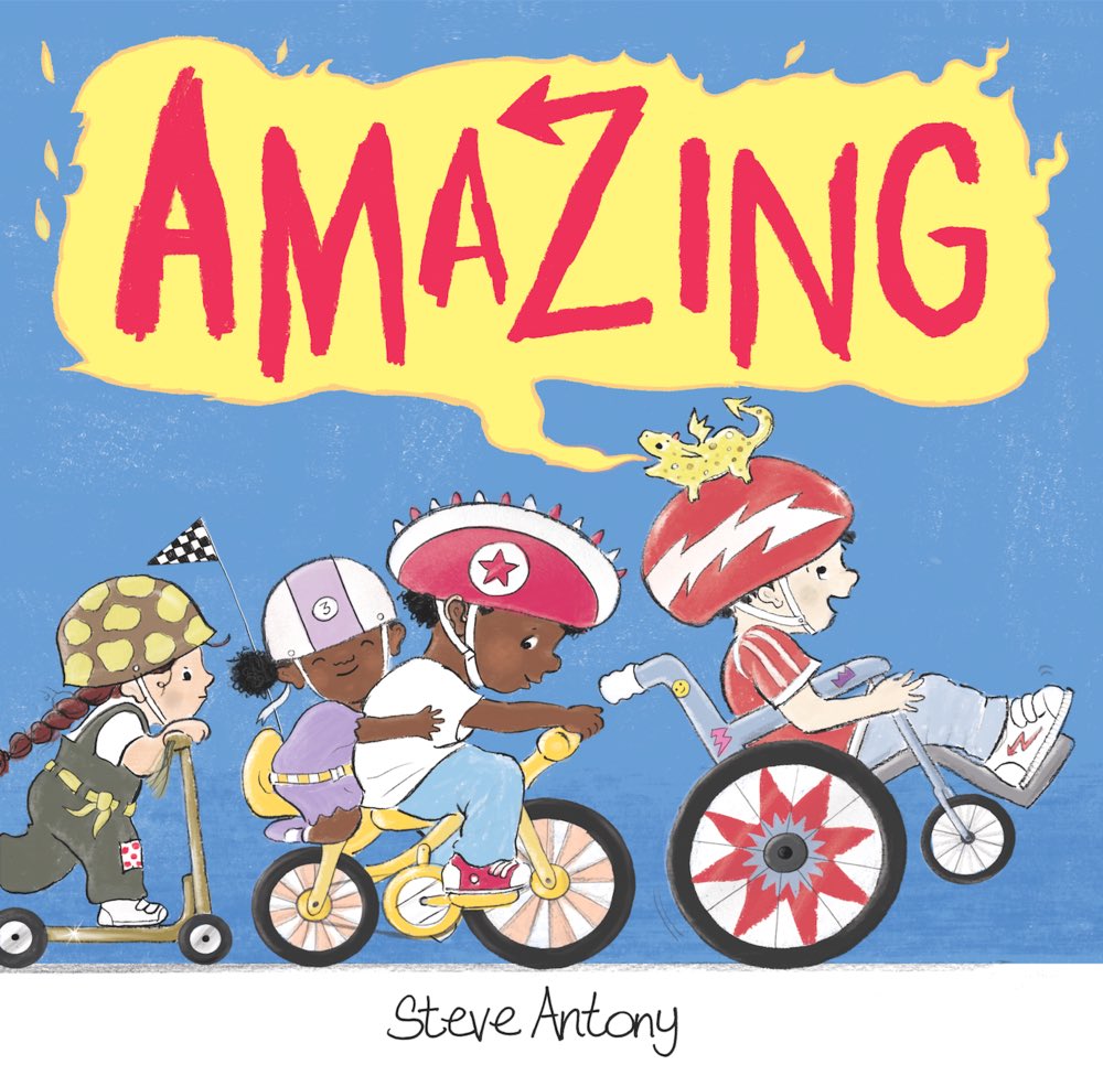 Giveaway! Win a signed copy of Amazing! Follow &amp; retweet to enter. This is to celebrate Amazing being nominated on IBBY's international list of OUTSTANDING BOOKS FOR YOUNG PEOPLE WITH DISABILITIES. Winner, next Wed. 🙂