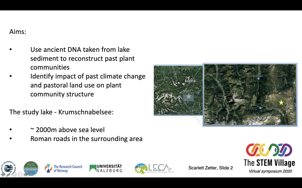 EcogenProject's tweet photo. Our poster for @TheSTEMvillage is up! We are excited to share these results with all of you! Looking into the past can help us respond to current and future global change. 🌱🧬🏔
#SVVS20  #ClimateChange #AnthropogenicChanges #MolecularPalaeoecology https://t.co/1uHBSCbhC4