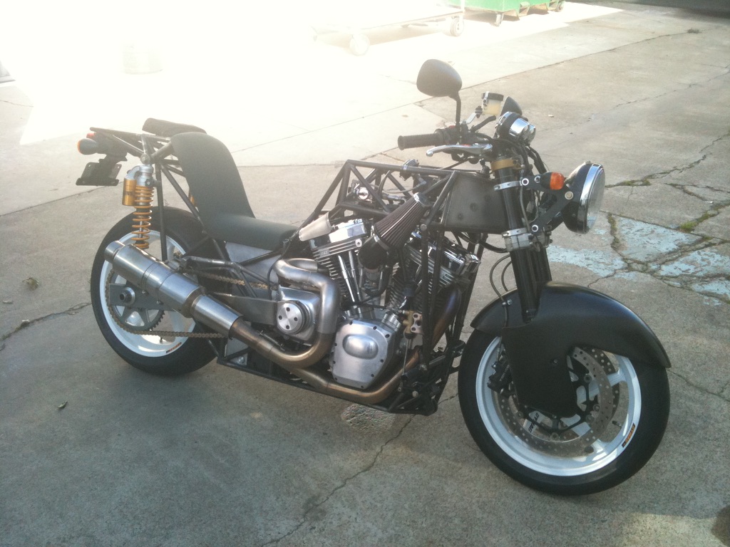 ApexSpeedTech's tweet photo. A Naked Alligator - Apex upgraded the fuel injection systems on racing legend Dan Gurney's personal "Alligator" motorcycle in 2011.  #alligatormotorcycles #dangurney #cosworth #pectelT2 https://t.co/fPC4IwDx94