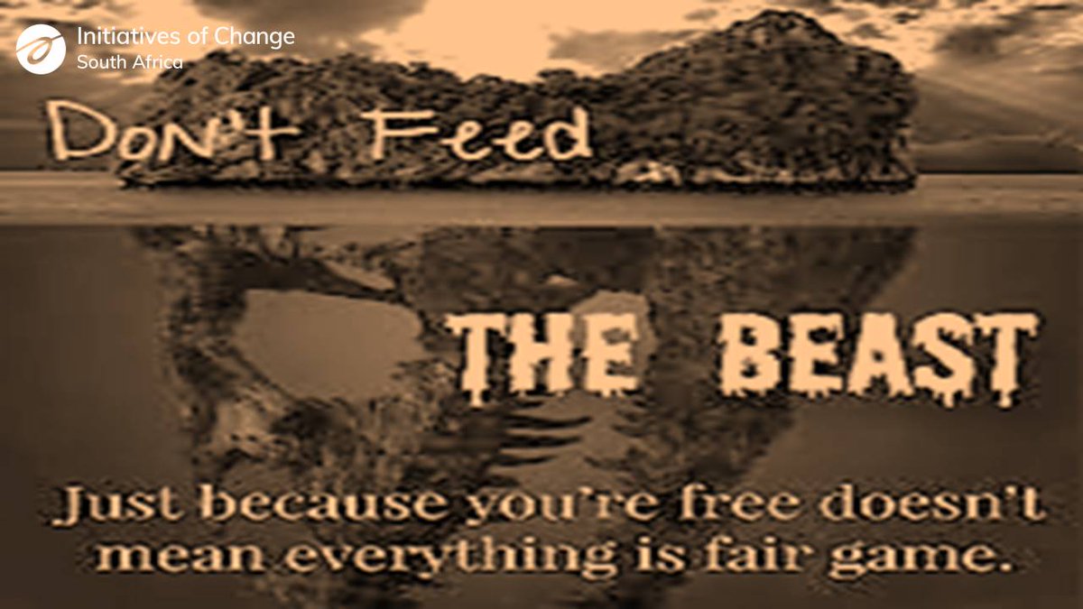Often we prefer situations where we are free, have power and can be in control, question is:  ‘are you truly free or are you abusing the liberty of the freedom? 
Let's engage and empower each other.