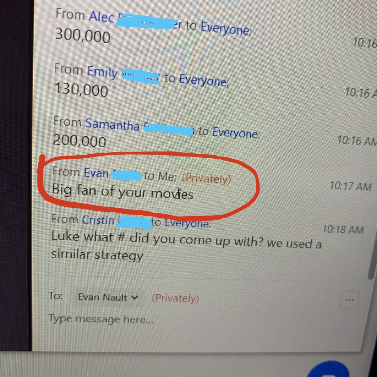 Indianana_'s tweet photo. Normally only a handful of people each semester learn my name so it’s nbd, but Zoom displays everyone’s names to the whole class. And so it begins 😤 https://t.co/TbmQqo0aMU