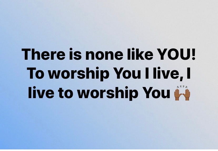 priscillatpope's tweet image. None like You!  #DrawingIn #Worship #Focus #CreatedtoWorship