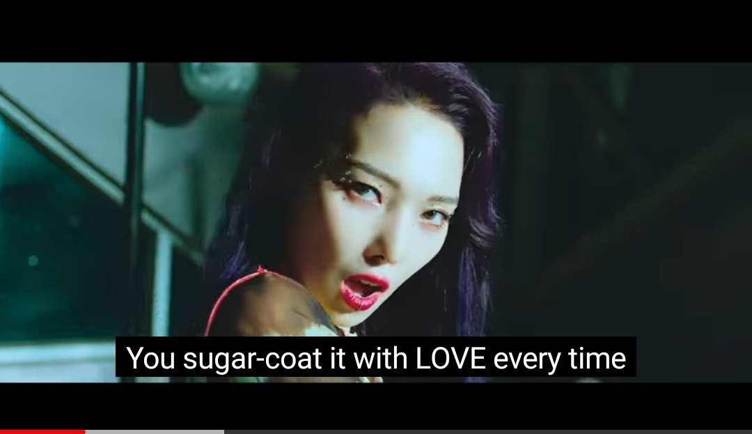 Somin touches on the "verbal" part of the abuse the most w/her opening lyrics and pencils representing words. Shes playing a characters whos constantly facing criticism and manipulation by someone claiming that its under the guise of love