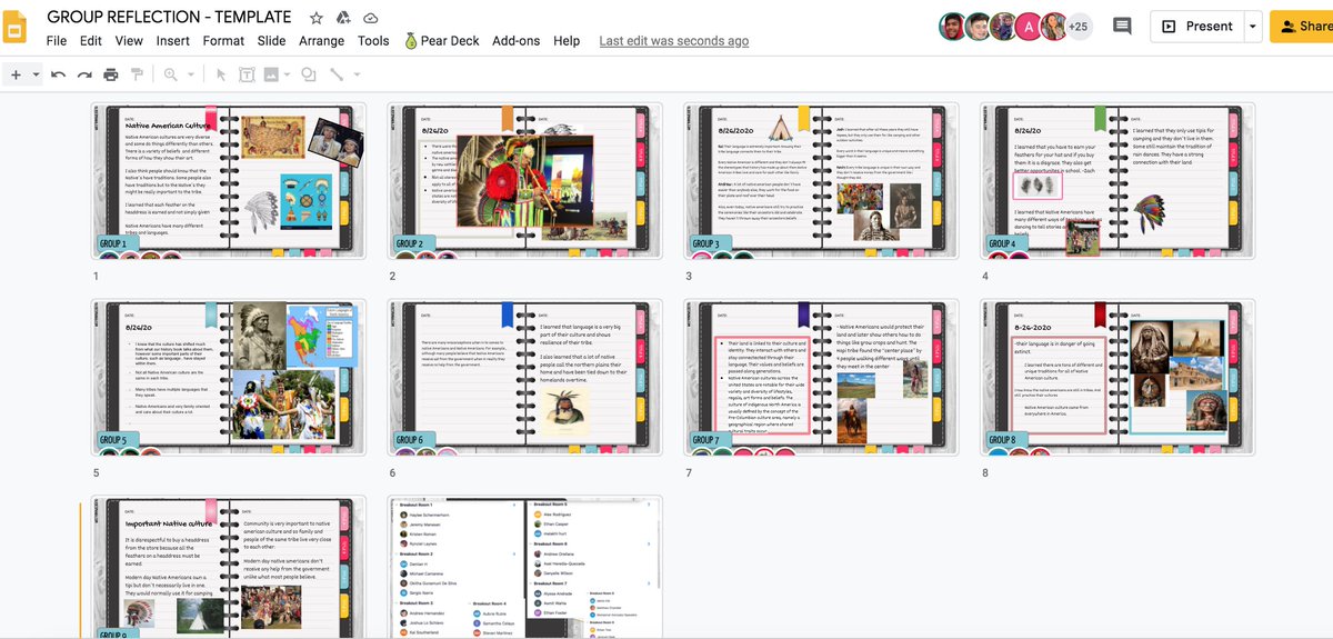 Amanda Sandoval 💛 (@historysandoval) on Twitter photo Using @zoom_us Breakout rooms + Google Slides (everyone can edit) to have Ss round-robin (alpha order) to share their takeaways from last class. 1st they reflected individually before putting them in Breakout rooms for 10 minutes. BTW I ❤️ the new <a href="/SlidesManiaSM/">SlidesMania 💛</a> notes template 🔥 Using @zoom_us Breakout rooms + Google Slides (everyone can edit) to have Ss round-robin (alpha order) to share their takeaways from last class. 1st they reflected individually before putting them in Breakout rooms for 10 minutes. BTW I ❤️ the new <a href="/SlidesManiaSM/">SlidesMania 💛</a> notes template 🔥