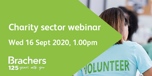 BrachersLLP's tweet photo. If you're in the #charitysector, join us on 16 Sep for our #freewebinar, featuring guest speakers from @NSPCC &amp; @WGaccountants, discussing practical legal advice, financial guidance and coronavirus learnings https://t.co/uhsrC0F0Pr https://t.co/CFTO6ackDV