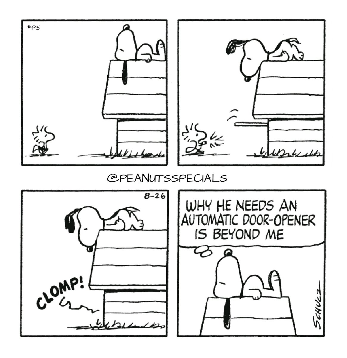 PeanutsSpecials's tweet photo. First Appearance: August 26, 1978
#snoopy #woodstock #clomp #why #he #needs #automatic #dooropener #door #opener #beyond #me #peanutswednesday #peanutsstrong #peanutshome #staysafe #schulz #ps #pnts #peanuts #officialpeanutsspecials #peanutsspecials https://t.co/TzI9pPGHwj