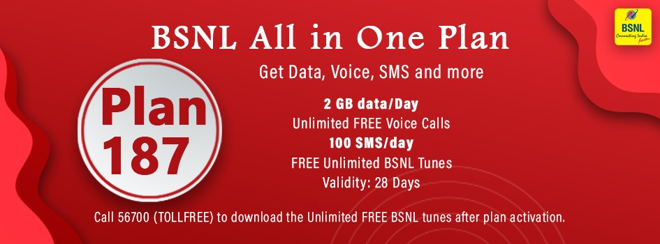 NareshSharma386's tweet photo. Enjoy #BSNL All in one Plan
#STV187
@BSNL_HP
@BSNLCorporate https://t.co/UH8oJbWfCX