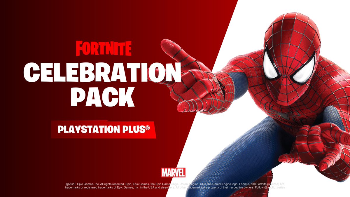 Apollo On Twitter Fortnite Chapter 2 Season 4 Playstation Celebration Pack This Pack Includes The Spider Man Outfit And The Web Shooter Contrail Haha Imagine If This Happens Fortnite Marvel Https T Co Umvhxq9x5g