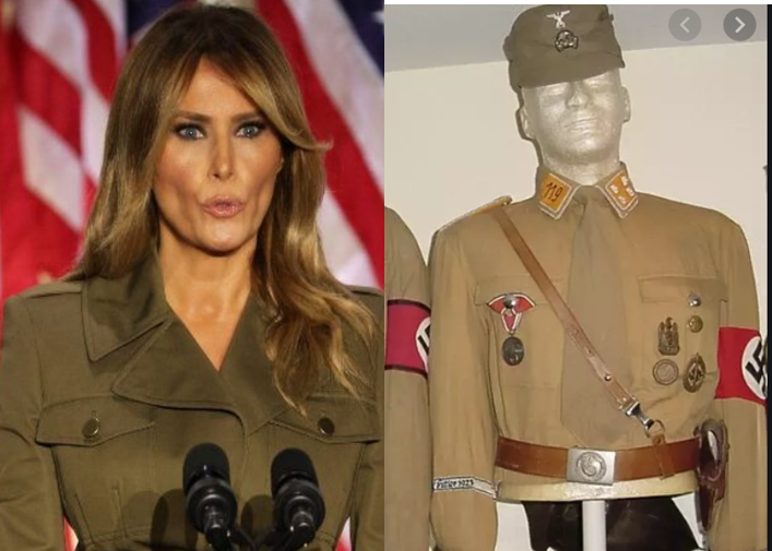 Wow...Melanoma got the look just right for the RNC Speech in the Roseless Rose Garden!!!