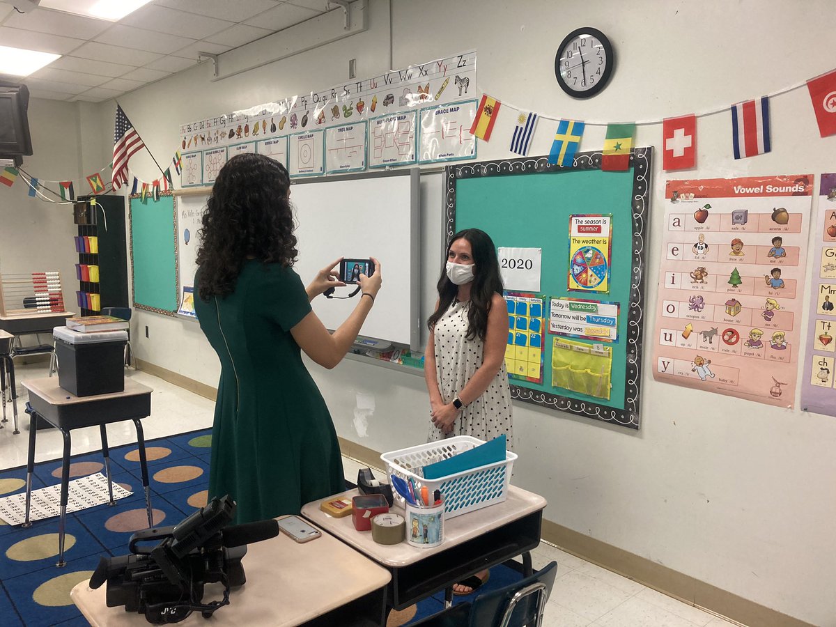 So proud of our <a href="/WrightsboroE/">Wrightsboro Elementary</a> educators today for talking to Spectrum News about ways we are supporting our students during remote learning this year! #nhcschat