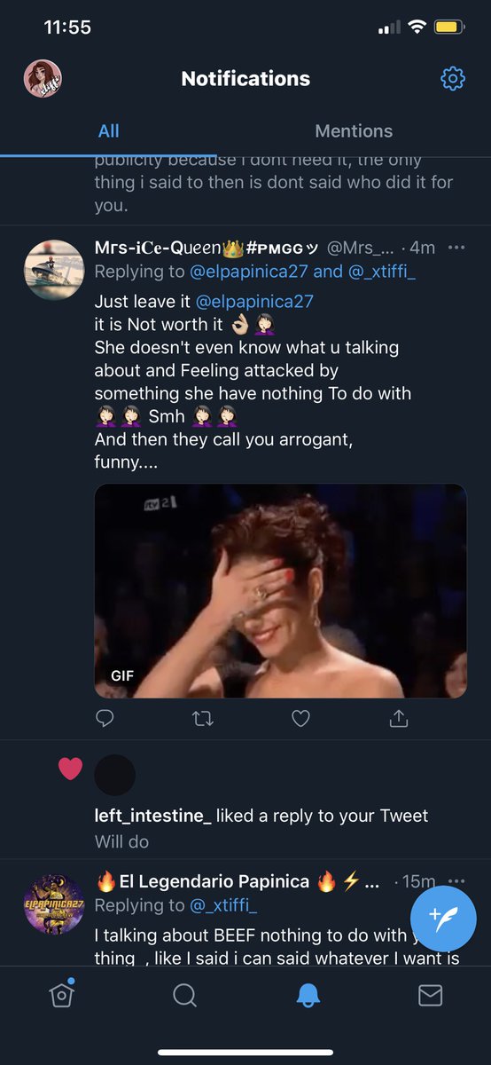 xtifficom's tweet photo. @Mrs_ice_queen @elpapinica27 I wasn’t feeling attacked, I was replying to a tweet. I’m allowed to have an opinion just as you both are. Why delete your reply? Afraid? Talk about replying to something you have nothing to do with? Lol 💀 arrogance &amp; ignorance 💀 https://t.co/P6wMeYMqf3