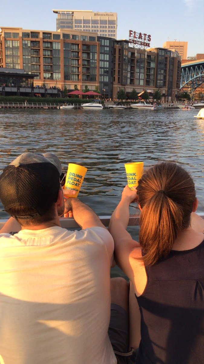 Summer is winding down, and we've only got ONE open full-boat cruise time still available (Saturday, October 3 at 4pm). Everything else is sold out so this one's yours if you book it now at BrewCLE.com  - Cheers! 🍻

#DrinkPedalFloat #ThisIsCLE #BrewBoat #Summer2020