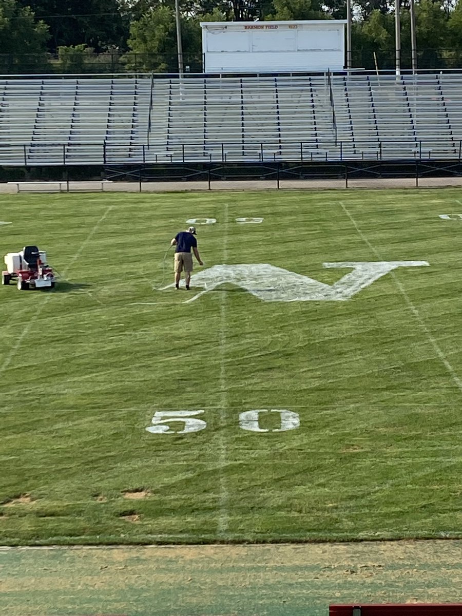 WauseonHigh's tweet photo. Preparations for Football Friday with @LCAthleticDept are happening!  What a great sight! #WauseonPride 📸 by @ESauber https://t.co/a5dcg4Rrq7