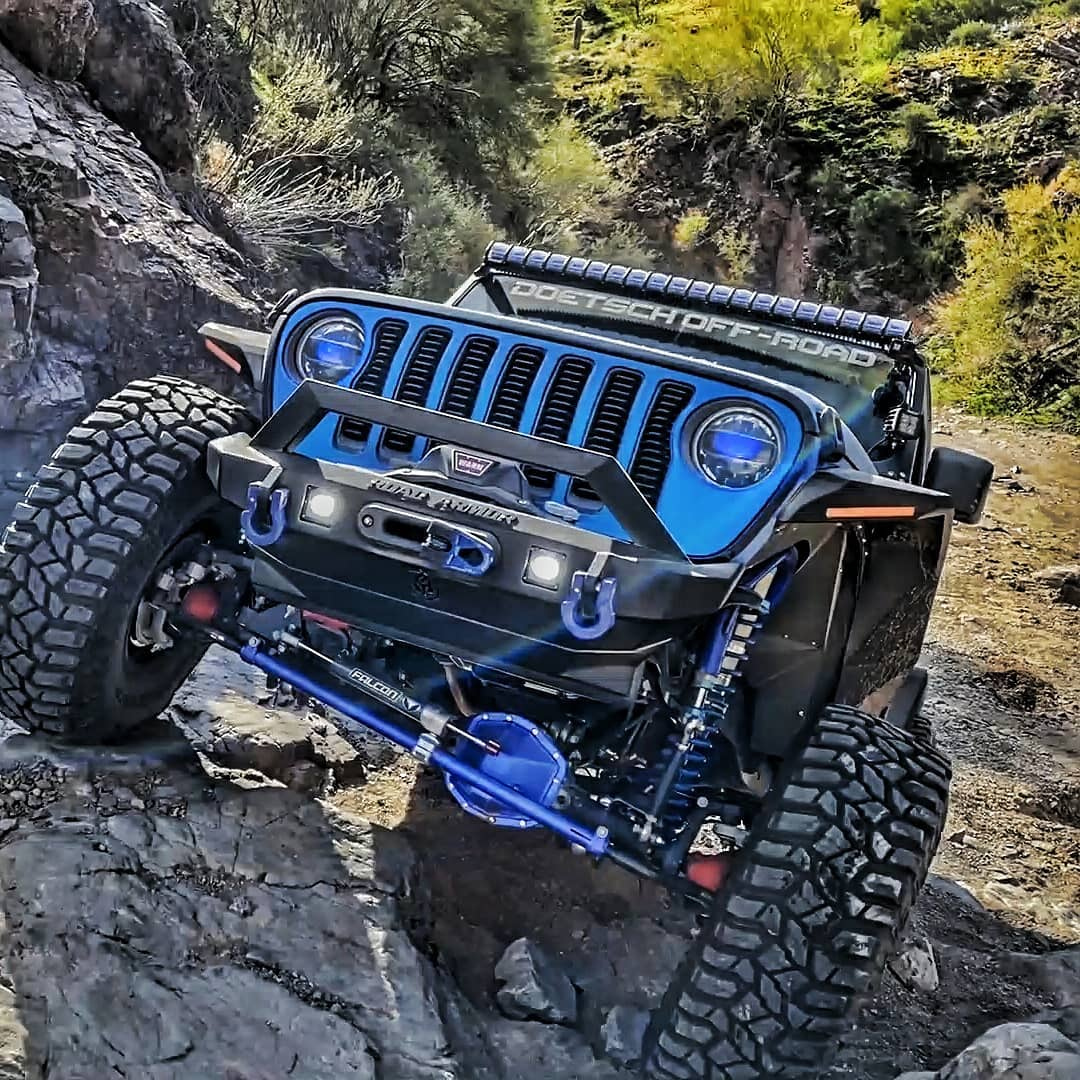 Crawling through the week and we can't keep our eyes off this blue beauty! 💙 <a href="/jt/">JT</a>.rubitron sporting the T-REX Billet Grille! ⁠

Are you ready to give your Jeep a facelift? Check out the Billet Grille Part #6204941⁠ starting at $174.50⁠
⁠⠀⁠
#trexgrilles <a href="/jeep/">Jeep</a> #gladiator ⁠⠀