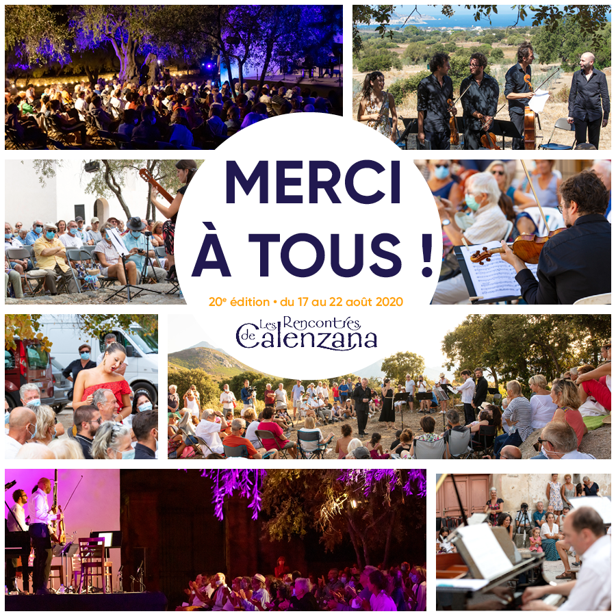 🎶#MERCI ! La 20e édition des @rencontrescalenzana s’est achevée samedi. Merci à nos partenaires, aux élus <a href="/IsulaCorsica/">Cullettività di Corsica - Collectivité de Corse</a>, @GillesSimeoni , <a href="/giajosepha/">Josepha Giacometti Piredda</a>, #LionelMortini, @NanetteMaupertuis et au député <a href="/JF_Acquaviva/">Jean-Félix Acquaviva</a> d'être venus, à tous les bénévoles, aux artistes, à VOUS TOUS !