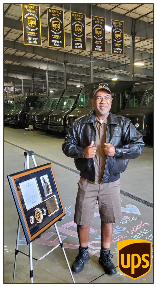 30 Years Safe Driving.  Thank you for your Safe and Great  Service Fitzgerald Foster
33 Years at UPS. Another Month or so Before Retirement!!!! <a href="/deerfieldnorth/">DeerfieldNorth_UPS</a> <a href="/UPSers/">UPSers</a> <a href="/UPS_News/">UPS News</a>