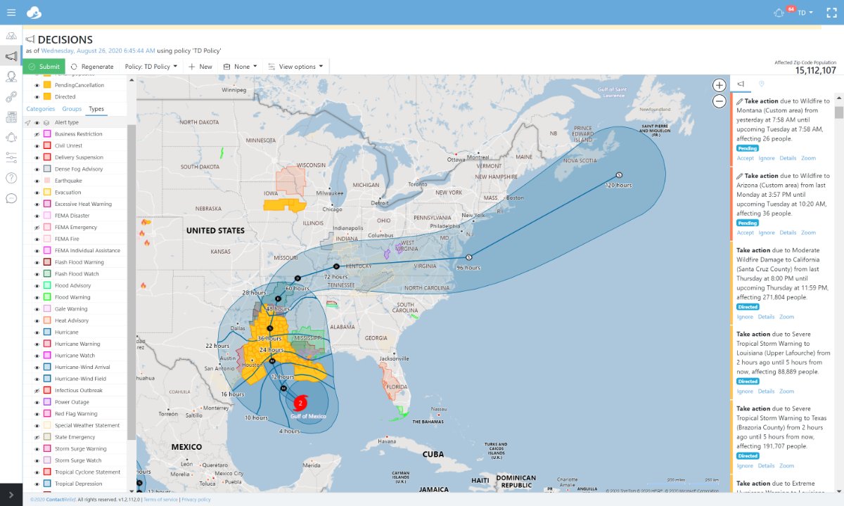 ContactRelief's tweet photo. Hurricane Laura to become dangerous Category 4 hurricane.  Contact centers should avoid contact in the affected areas until the storm clears.  Let ContactRelief show you how to identify the affected Zip Codes.  Become a ContactRelief subscriber today. https://t.co/pv7j0ts60q