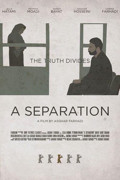 55. A separation (2011): A beautiful family drama where husband and wife choices create emotional chaos. Best work of Asghar Farhadi.