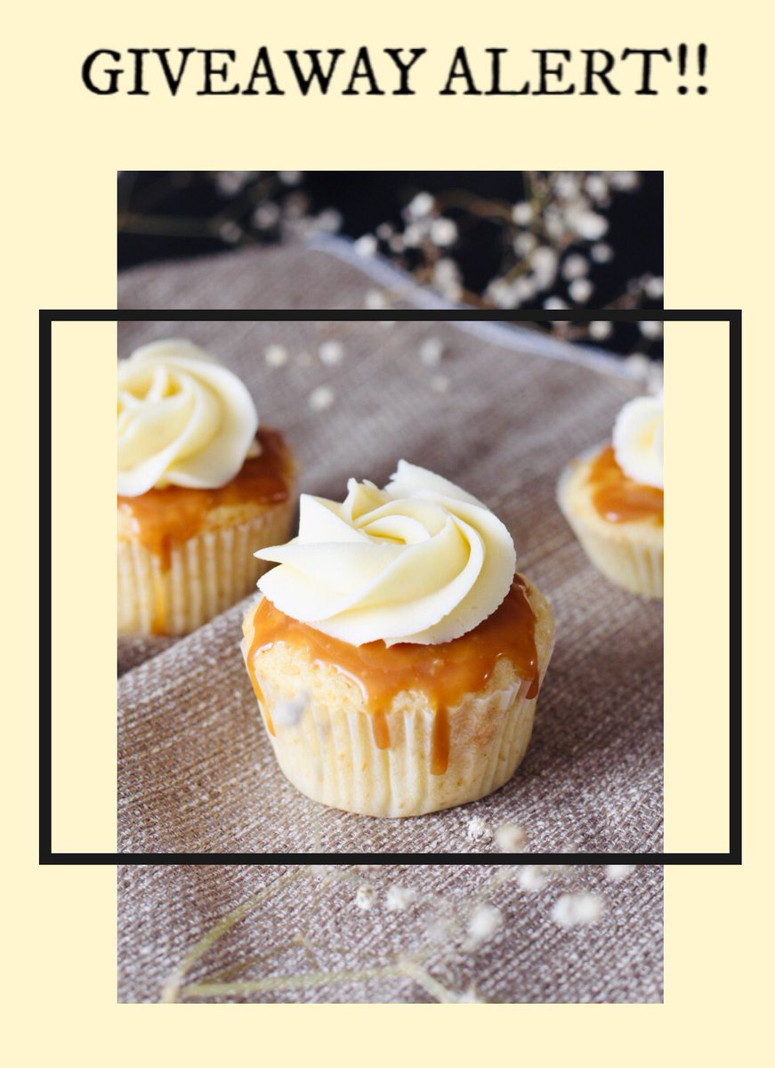 ohsweet_ke's tweet photo. [SALTED CARAMEL CUPCAKES GIVEAWAY] 
Winner gets: A pack of salted caramel cupcakes 
To enter:
•Follow @ohsweet_ke 
•RT this post &amp; tag your friend who loves sweet treats

Entries close on Friday 28th August 2020 at 3PM &amp; the winner will be randomly picked and announced at 5PM. https://t.co/BSQtku4UDd