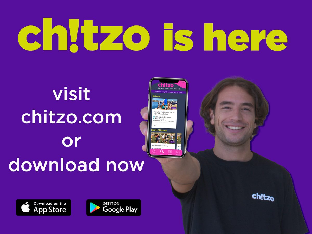 chitzolife's tweet photo. Chitzo is here!
We are not only in the UK and Malta, but we’re also on our new app. Have you tried it out yet?
Be sure to visit our website https://t.co/MzM7tihnMK or download our app on the Apple App Store or the Google Play Store today!
#chitzo #app #uk #malta #sociallife https://t.co/hdRyDjZ5HY