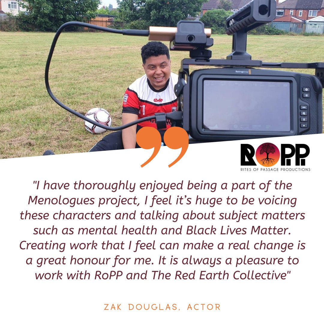 ritesopp's tweet photo. We recently made 3 short films as part of @RedEarthConnect 'Menologues' programme - each represents a different age group &amp; reflects on the emotions and mental health of Black men. Here are two of the actors' thoughts on the project. 🖤 Huge thanks to  @Zak_Dee @hughblackwood ! https://t.co/ZnJRtLxA2A