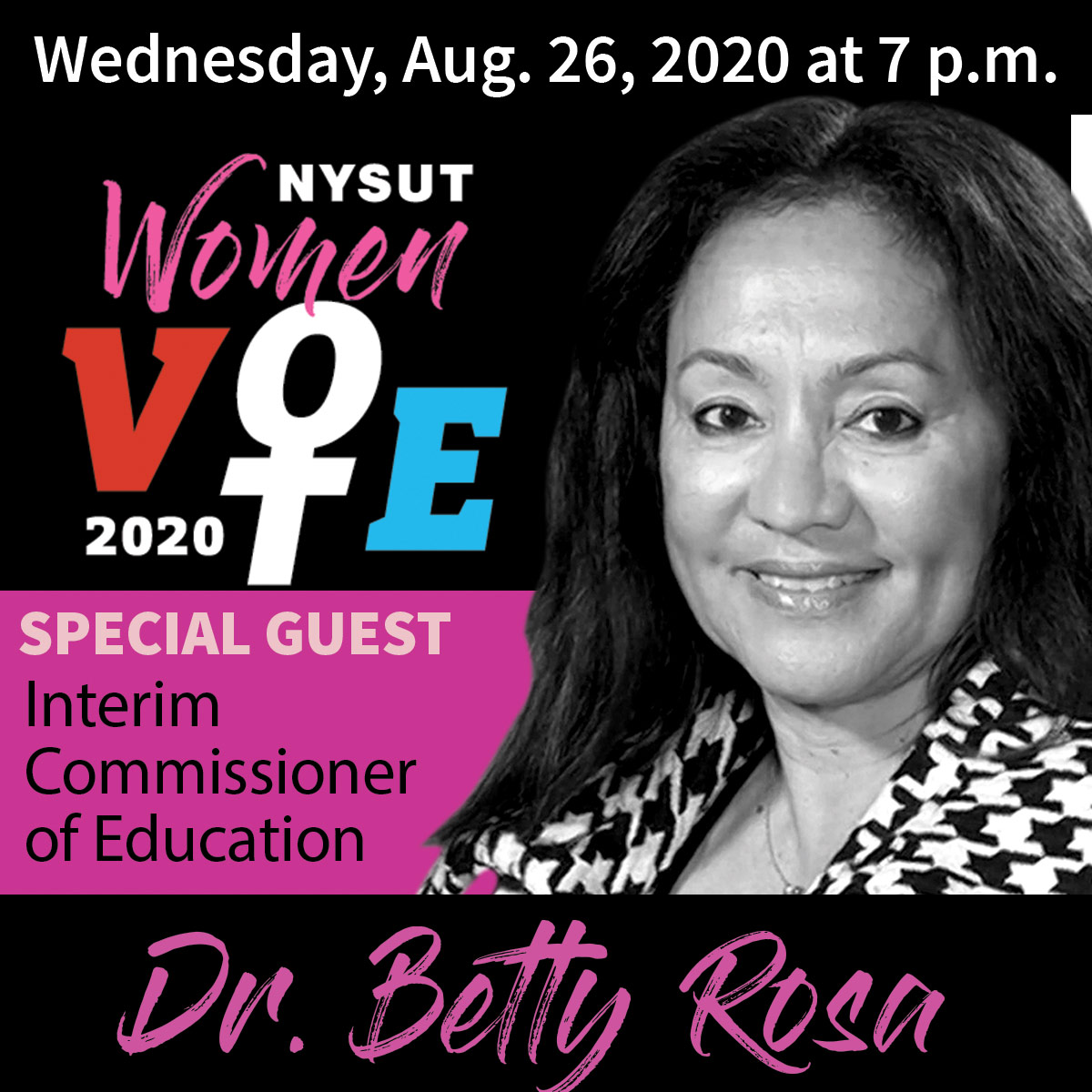 nysut's tweet photo. Tonight's the night! Join the members of the NYSUT Women's Committee and their special guests online at 7 p.m. for "NYSUT Women Vote 2020 – A Commemoration and an Education on the 19th Amendment."

Learn more: https://t.co/2H7XxljybD

#NYSUTWomenVote2020 @NYSUTWomensComm https://t.co/9pNwl77YKB