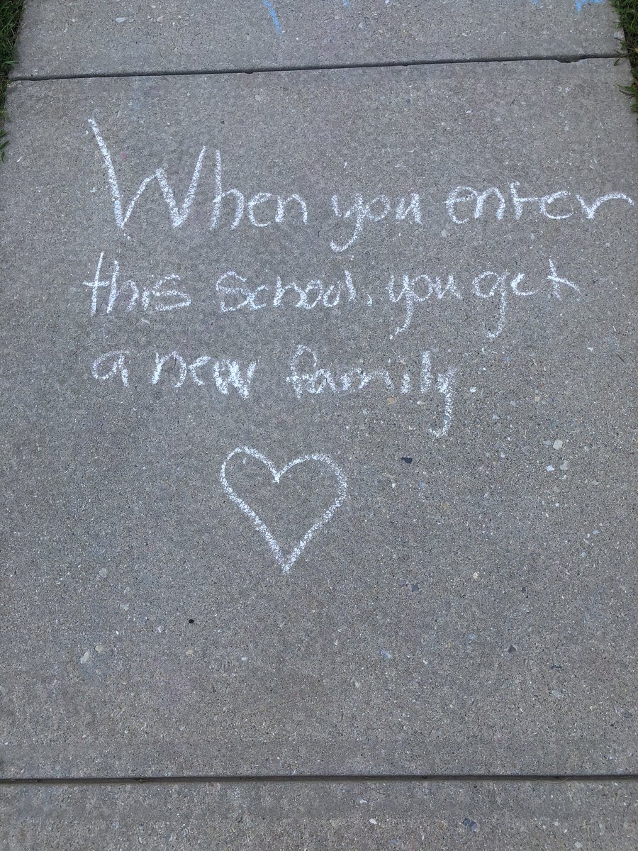 Saw this on the way into my building this morning! 💕 It  was written by a student 😍and it speaks volumes about the #relationships we create each and every day as #teachers. YOU make a difference! ❤️ #TeacherFriends #teachertwitter #TeacherStrong #teachers