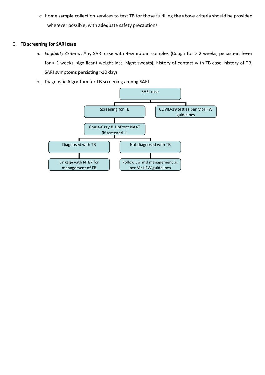 MRK_POLLACHI's tweet image. #Guidance note on #Bi_directional #TB_COVID screening and screening of TB among #ILI/#SARI cases