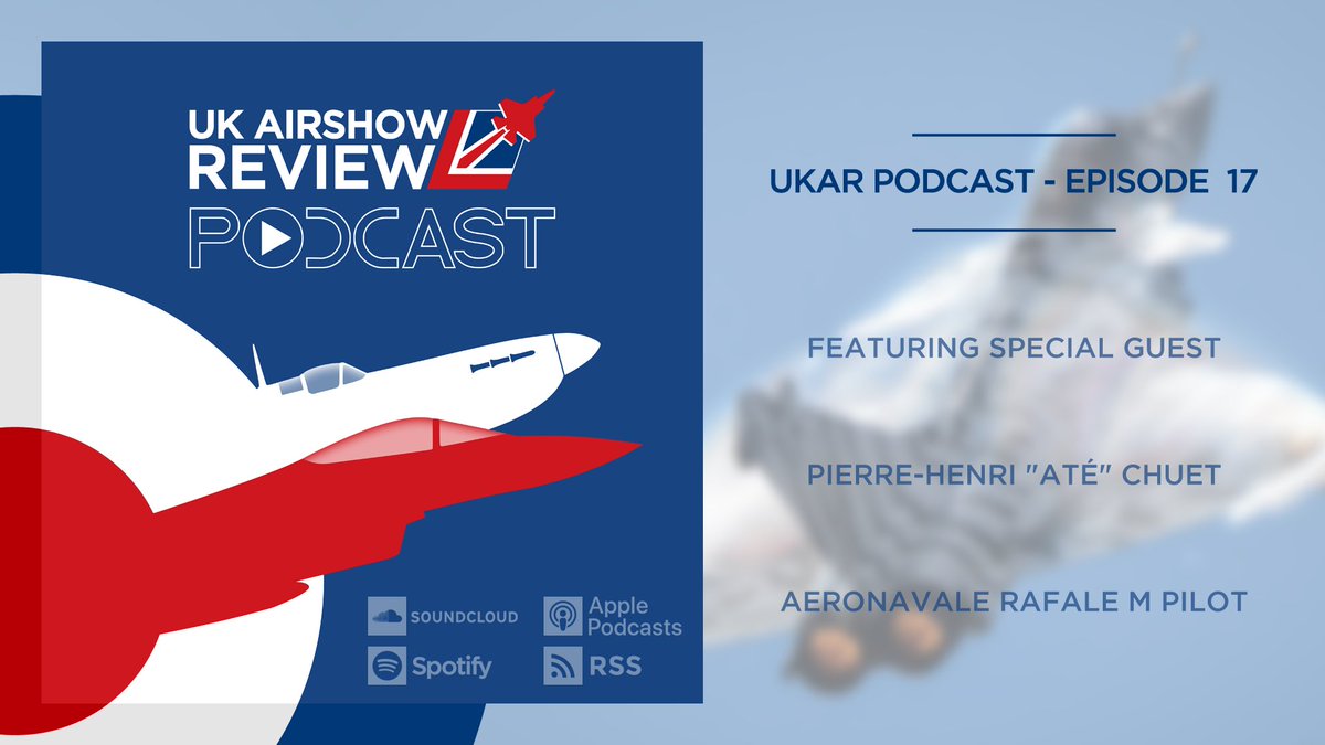 Our newest podcast episode features French Navy fighter pilot @ATE_CHT, lead pilot of the @YeoviltonAirDay 2017 Rafale M pairs display, combat veteran and now entrepreneur and YouTuber. Check it out! 👇 soundcloud.com/ukairshowrevie…