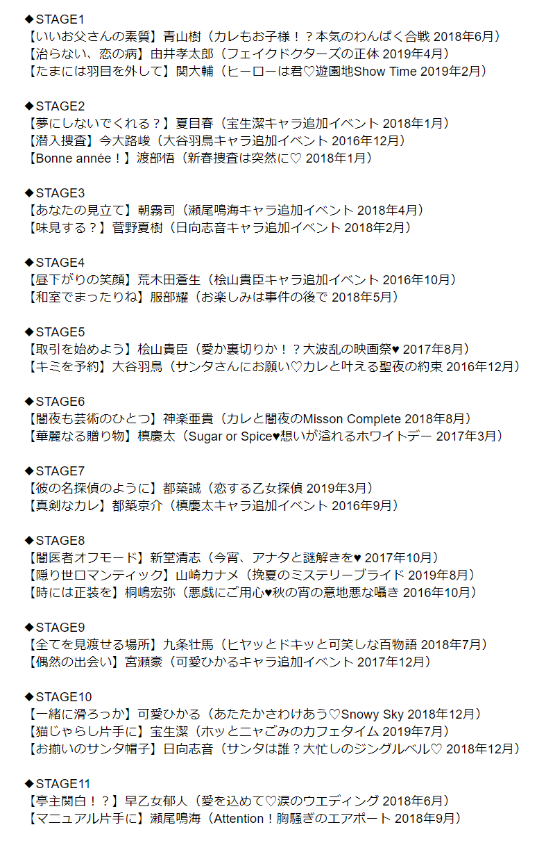 スタマイ攻略wiki Gamerch 前夜祭マップのページできました ドロップカードの画像 初出イベントへのリンクをまとめています 万が一パズルの難易度が高いステージがあった場合 こちらに攻略も記載します スタマイ スタマイ4周年 T Co