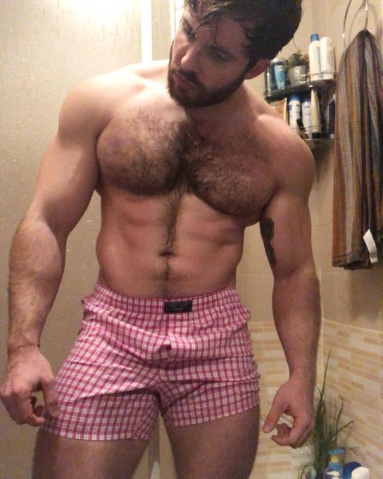 2 pic. August 26 ?? ?? #ILoveHairyMen #hairsome #hairychest #hairygay #hairyfan #scruff #beardedhomo