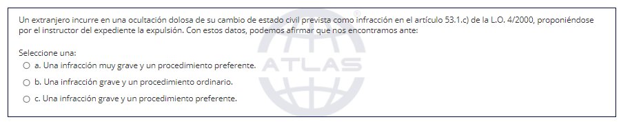 EscuelaAtlas's tweet photo. Os traemos otra pregunta incluida en nuestro curso de #test para el acceso a la #PolicíaNacional. Hoy trata sobre el #tema11 de #extranjería.
Marca tu respuesta en el tuit que hemos hilado. Esta noche daremos la solución y la explicación.
#XXXVII
🔗https://t.co/vYnxeTQ9EK https://t.co/RApfkJ9yQ8