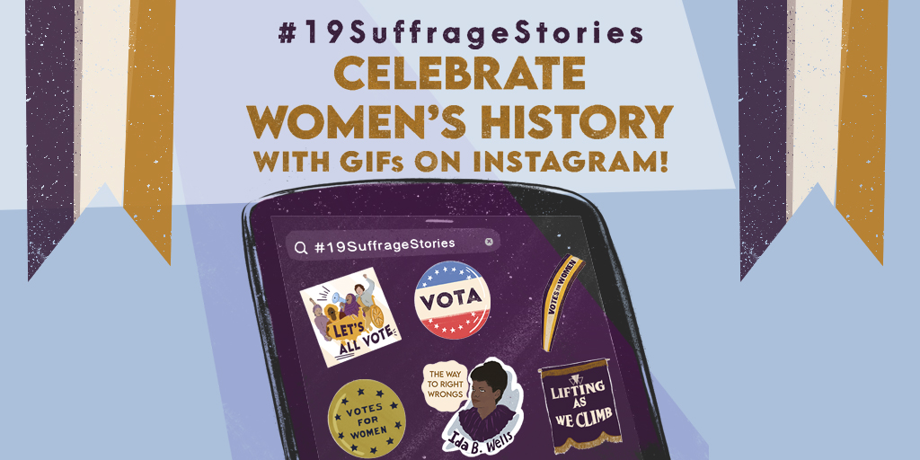 U.S. National Archives (@usnatarchives) on Twitter photo On #WomensEqualityDay today, stick some history on your selfie and mark the 100th anniversary of the #19thAmendment. Wear the #19SuffrageStories stickers created by <a href="/USNatArchives/">U.S. National Archives</a> <a href="/librarycongress/">Library of Congress</a> and <a href="/smithsonian/">Smithsonian</a> and share them in your Instagram stories! On #WomensEqualityDay today, stick some history on your selfie and mark the 100th anniversary of the #19thAmendment. Wear the #19SuffrageStories stickers created by <a href="/USNatArchives/">U.S. National Archives</a> <a href="/librarycongress/">Library of Congress</a> and <a href="/smithsonian/">Smithsonian</a> and share them in your Instagram stories!