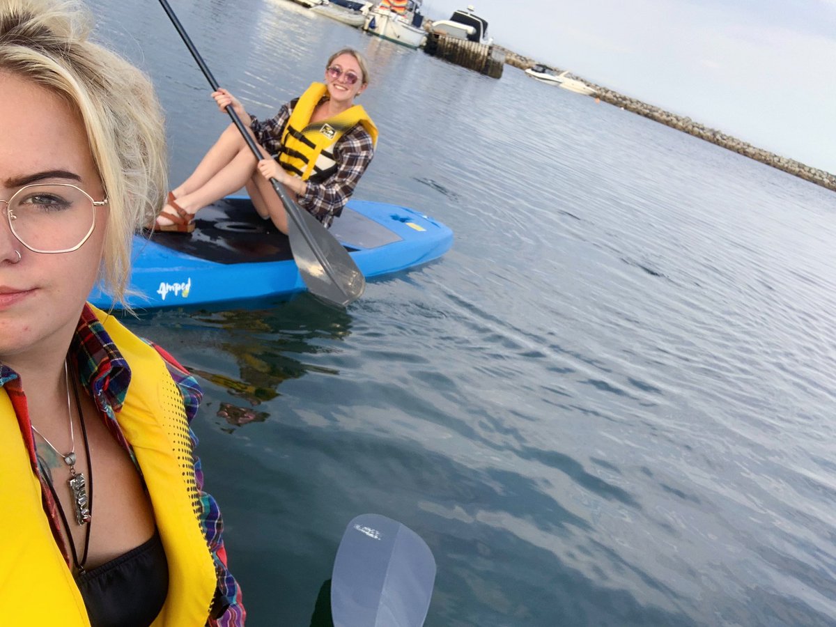 Paddle boarding in a thunderstorm⛈

On the way home after a lovely couple nights at <a href="/oakislandresort/">Oak Island Resort & Conference Centre</a> with my best friend!! See you again next month South Shore ⚓️💙