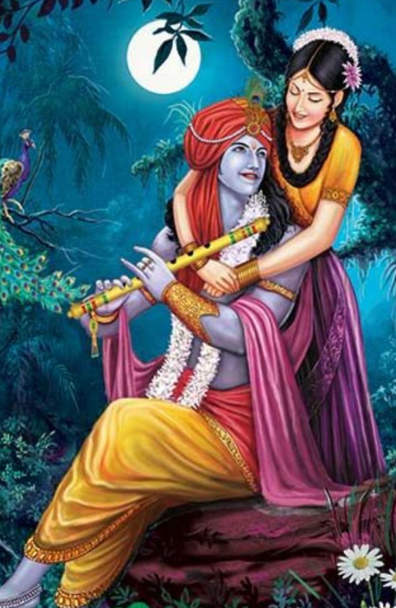 friend but he was always aware that who the Radha is and he had plan to do everything at specific time.Later, Radha's family and some of relatives restricted Radha to not meet Krishna and Radha asked Krishna for Solution.