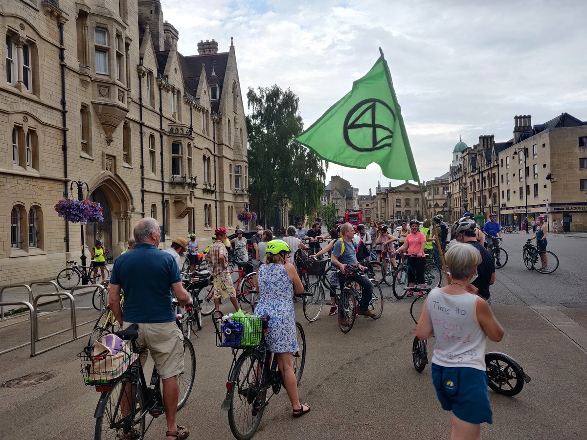 We ride this Friday. Meeting in Broad St at 6:30pm. 

Spread the word... See you in the streets... 

Who's with us? <a href="/cycloxoxford/">Cyclox</a> <a href="/OxLivSts/">Oxfordshire Liveable Streets</a> <a href="/xryouthoxford/">XR Youth Oxfordshire</a> <a href="/PedalandPost/">Pedal & Post</a> @Urban_Turbo <a href="/bigdamo/">Cllr Damian Haywood 💙</a> <a href="/XR_Oxford/">Extinction Rebellion Oxford</a>
@AbingdonXr
@harryrutter @JamieWClarke @OxBackBetter 

facebook.com/events/1235457…