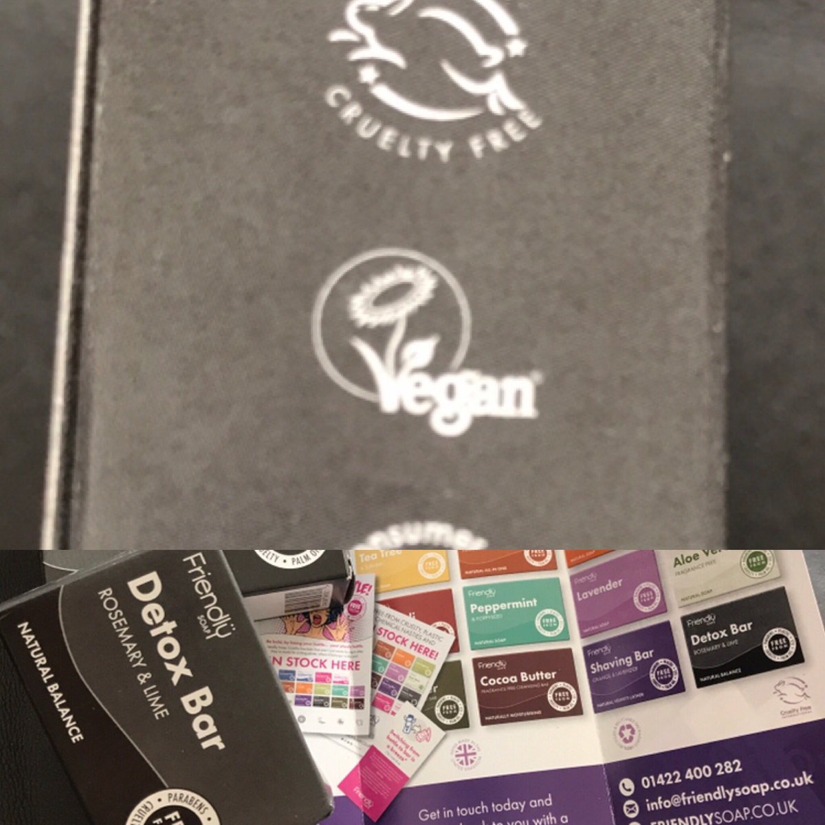 AnnetteWardell's tweet photo. This @friendlysoapltd #Detox Bar is my absolute fave cleanser...LOVE it! #CrueltyFree #Vegan no #parabems #SLS & with a heavenly fragrance. #NoPlastic , lasts forever & incredibly cost effective in these fiscally challenging times. Oh, & made in #Yorkshire!! 💖💖@vegantrademark https://t.co/mJIchv6Wh8