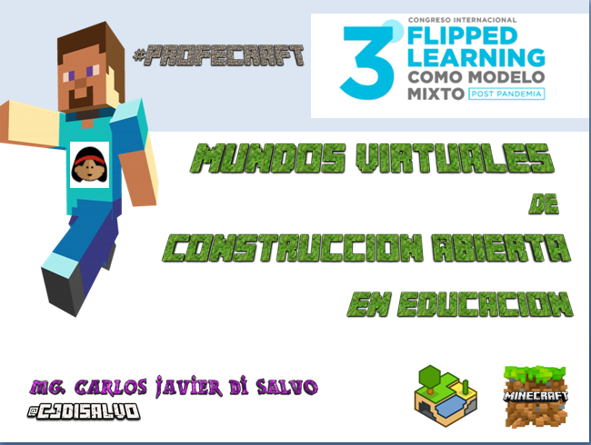 cjdisalvo's tweet photo. 📆🕙A las 9:00 arranca el 3° #Congreso #Internacional de #Flipped #Learning como modelo mixto Postpandemia @misioneseduca

¡Ahí estaremos con #Minecraft en #Educación! #MisionesFlipp #ProfeCraft

Info: https://t.co/RQykYnd4bf https://t.co/gUgAHypOjF