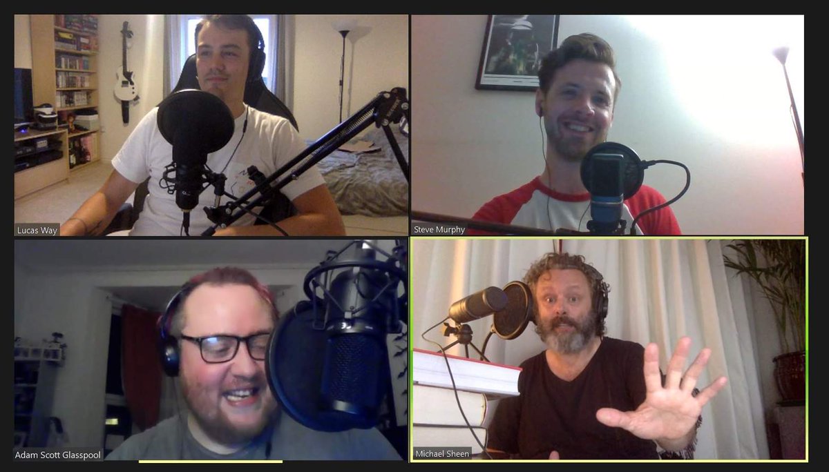 As we're announcing exciting guests...Very excited that this Monday we'll share with you our interview with Michael Sheen! We talk about art, acting, and of course the Manics. It was so much fun talking to Michael, even if he did cheat with his Top 10! Monday 31st. See you there.